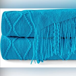inhand Teal Throw Blanket for Couch and Bed 60"x80" NEW